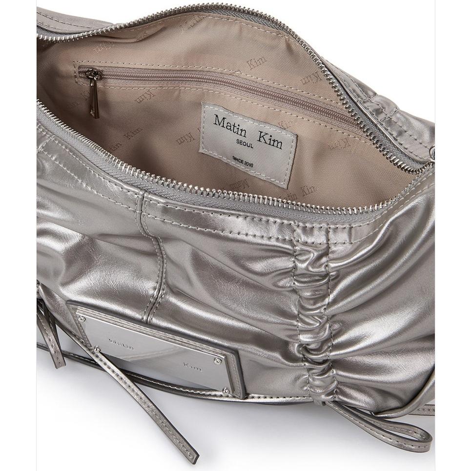 Matin Kim HALF SHIRRING RIBBON ROUND BAG - 6 Colors