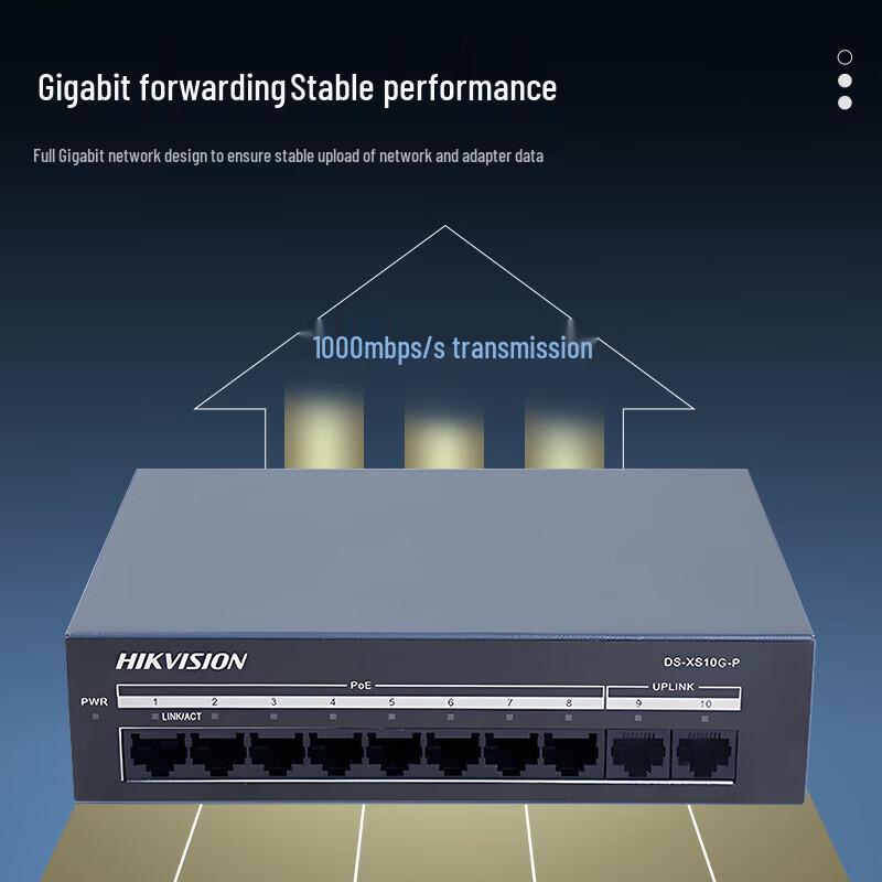 

Hikvision Industrial Gigabit PoE Switch