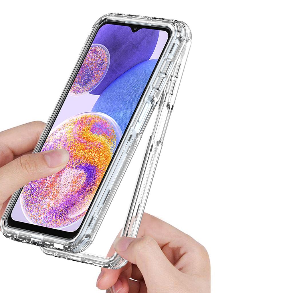 For Samsung Galaxy A23 4G/A23 5G (Global Version) Clear Case Acrylic+TPU Anti-drop Phone Cover