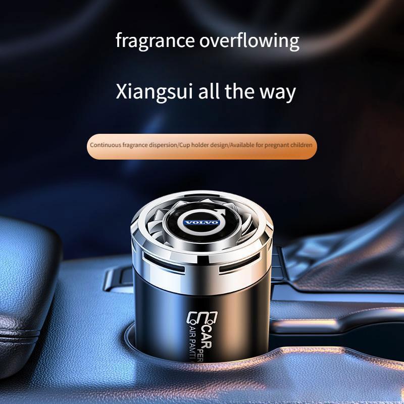 1 Balení Osvěžovač Vzduchu do Auta Volvo Pevný Balzám Parfém Osvěžovač Vzduchu Dlouhotrvající Difuzér Parfému Kolínská Vůně Citronu a Osmanthu