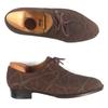 John Lobb Leather Shoes Dark Brown Elephant Leather Mens Used