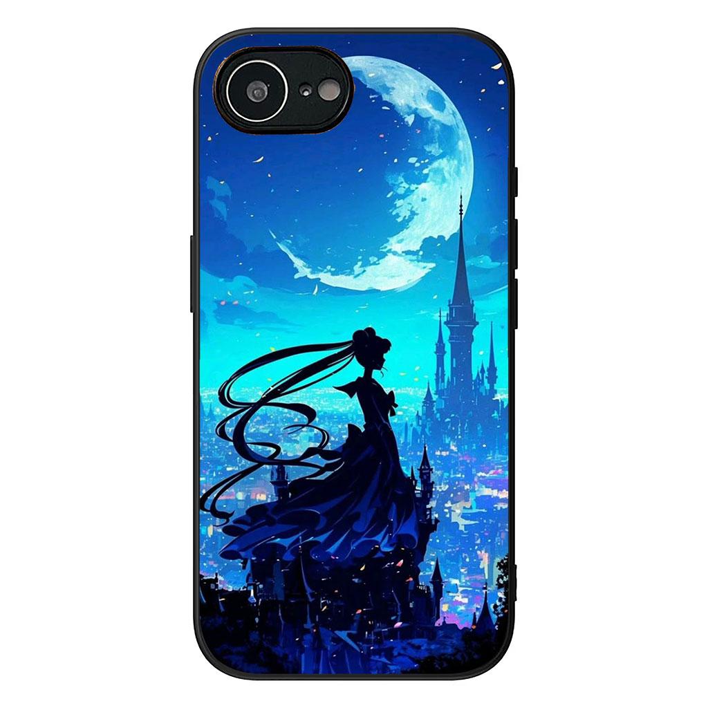 Anime S-Sailors Cartoon Moons Handyhülle für Samsung Galaxy A36 A17 A26 A07 A35 A54 A53 A13 A33 A34 S8 S9 S20 S21 FE S10 Plus