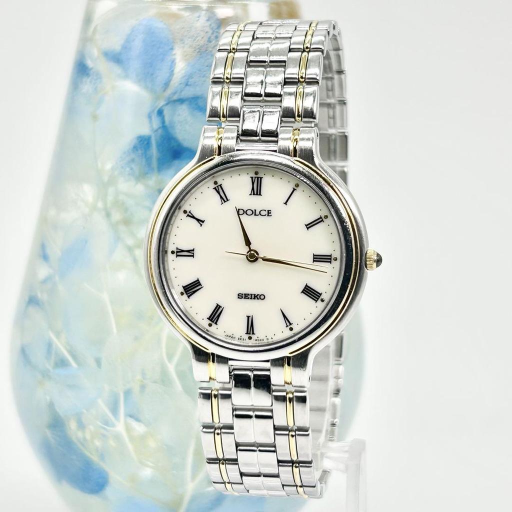 [USED] SEIKO DOLCE 5E31-6C90 Quartz Watch