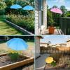 Popular Plant Sunshade Flower Potted Plant Sunscreen Umbrella Heat Insulation Outdoor Plant Floor Insert Umbrella Company