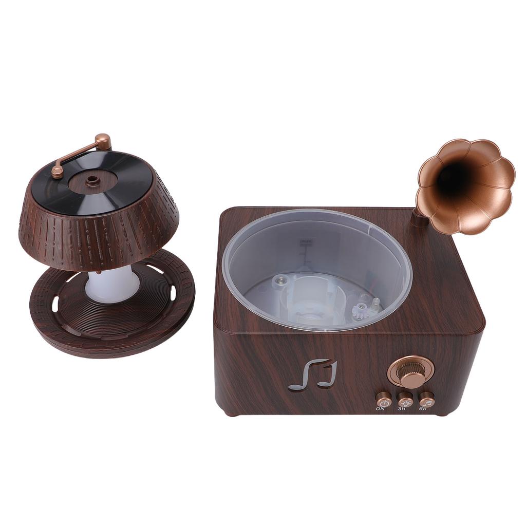 Rotating Water Droplet Aromatherapy Diffuser Bluetooth Vintage Raindrop Humidifier with White Noise Remote Control for