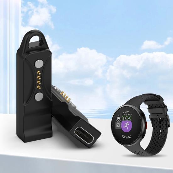 Adapter ładowarki do smartwatcha dla Polar Looping/Vantage M3 Type-C Szybkie ładowanie Magnetyczny kabel ładowarki Konwerter mocy Akcesoria do zegarka