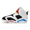Air Jordan 6 Retro Little Flex PS Multi White Kids Sneakers Ghost-Green Black Coast CT4416-103