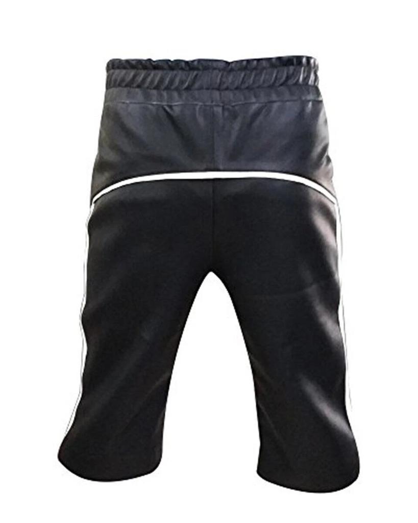 Black Gym Shorts Unique100% Leather Lambskin Men Biker Genuine Stylish Boxer