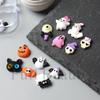 New Nail Art Accessories Halloween Cartoon Cute Resin Ghost Skull Candy Bat Nail Accessories