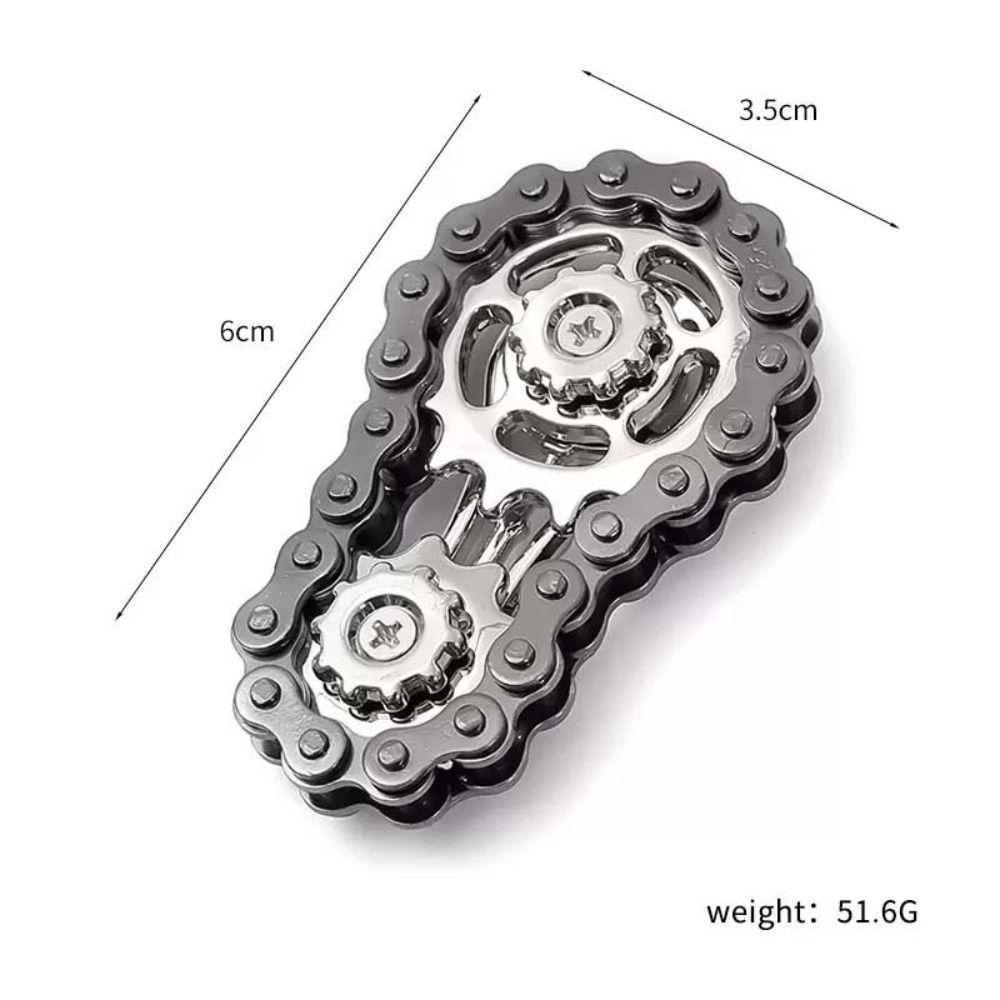 Metal Bike Chain Sprocket Fidget Spinner EDC Spinner Chains Fidget Spinner Fidget Toys  Adult