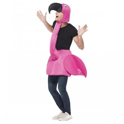 Smiffys Flamingo-Kostüm, Unisex, für Erwachsene