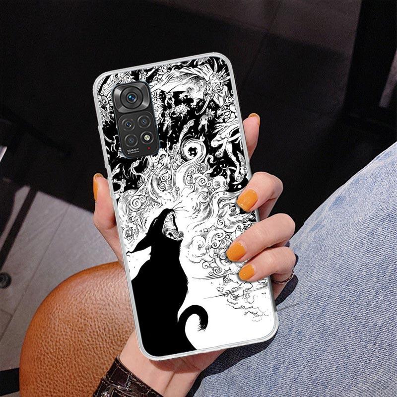 Witch And Cat Colorful Cute Phone Case For Xiaomi Redmi Note 15 14 13 12S 12 11 Pro Plus 14S 11S 11E 10 10S 11T 5G Personalized