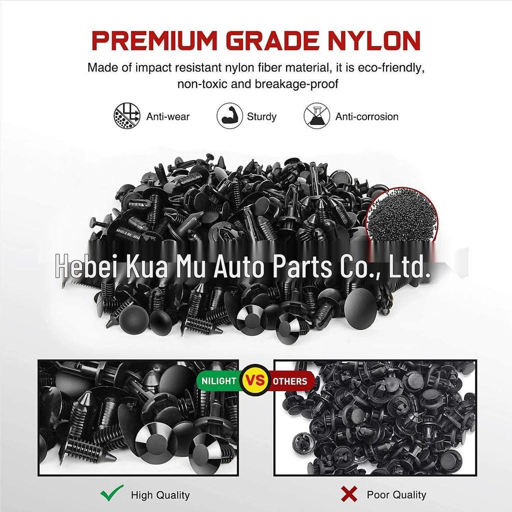 240pcs Car Bumper & Fender Clips for Ford, Honda, & Toyota