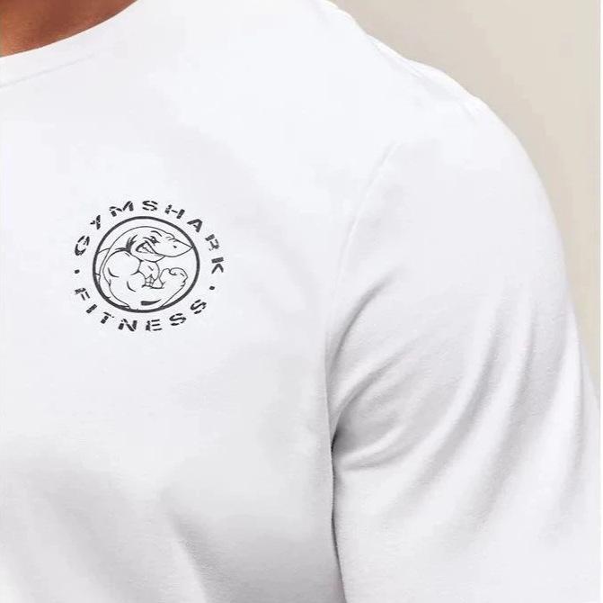 Men's Summer Casual Printed Cotton T-Shirt - Round Neck, Short Sleeve, Breathable Fitness Wear