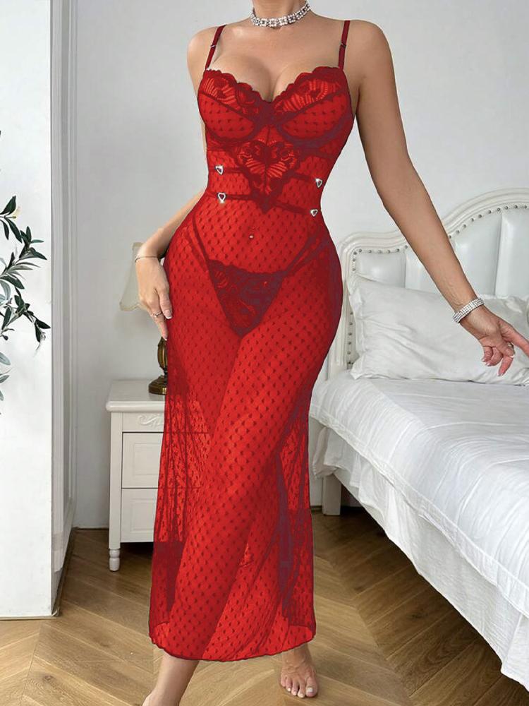Hot Sexy Lingerie Lace Wrapped Chest Strap Dress Women's Fashion Slim Fit Women's Dress Summer Elegant Women's Party Vest Versa