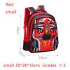 Waterproof Lightweight 3D Car Backpack Kindergarten Kid Preschool Backpack Young Children Boy Girl SchoolBag Primary Red Blue