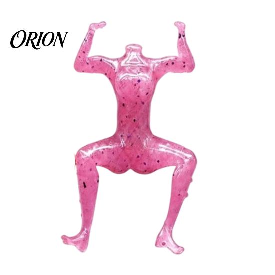 Realistic Fishing Bait Lifelike Body Lure, Artificial Muscle Frog with Professional Lure Glitter, Flexible Swimming for Freshwater Saltwater Predatory