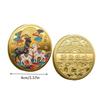 Year Of The Goat Souvenir Coins 2027 Zodiac Goat Collectible Coins New Year Gift Goat Metal Crafts Art Display Decor