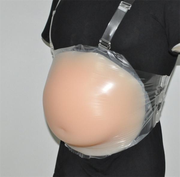 Buy Manufacturers Silicone Fake Belly Costume Props Fake Belly Fat Pregnant Women a False