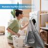 Dog Bed Cover 100% Waterproof Replacement Pet Bed Cover for Dogs Bedding Washable Grey, (Medium)