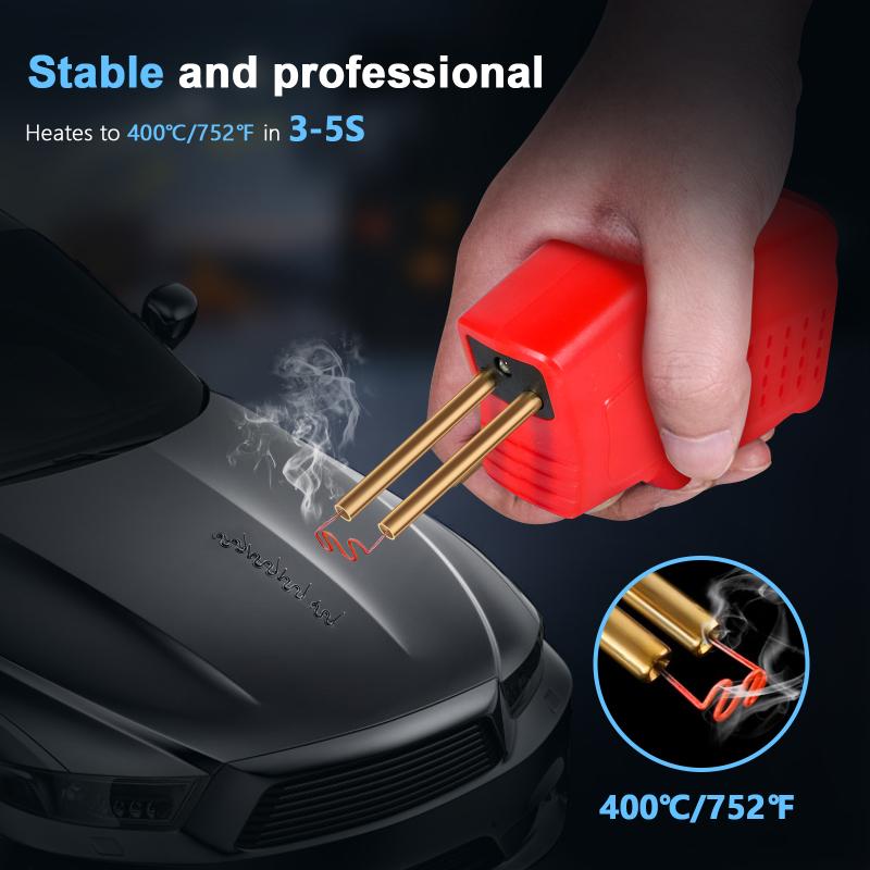 Plastic Welder Plastic Welding Kit with 200PCS Hot Staples Mini Handheld Welding Machine for Car Bumper Plastic Crack Repair