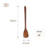 Long Wooden Handle Non-Stick Cooking Shovel with Hanging Hook - Customizable Logo Option