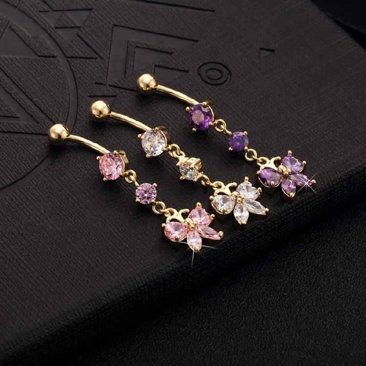 Bauchnabelringe Bauchnabelpiercing Stäbe für Schmetterlingsglocke Bauchnabelpiercing Stange Piercing