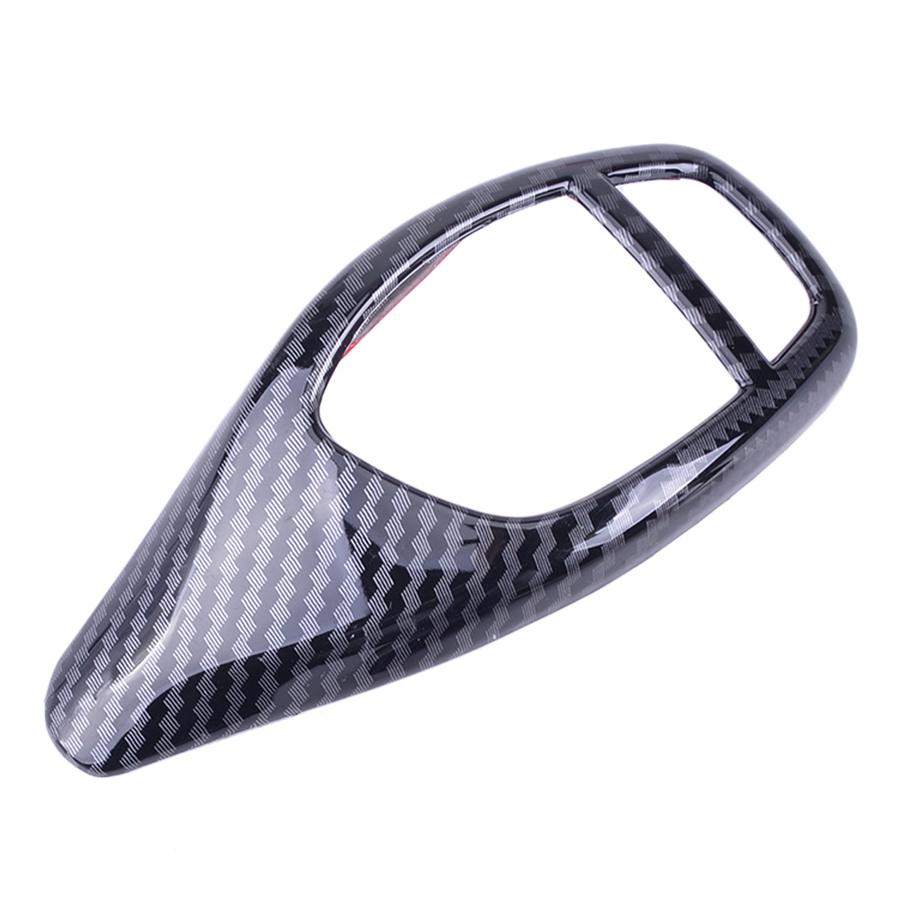 For BMW X3 X4 X5 X6 1 2 3 4 5 6 Series Gear Shift Knob Cover Carbon Fiber Style
