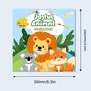 Hot selling coloring book with cartoon simple strokes, containing 16 cartoon patterns