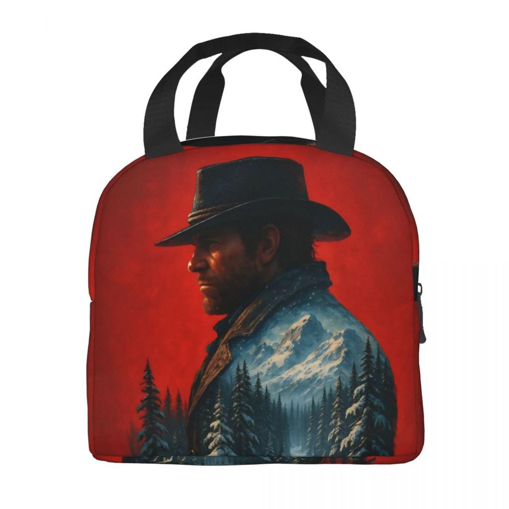 Arthur Morgan Thermal Insulated Lunch Bags for Picnic Portable Bento Box Thermal Cooler Lunch Boxes