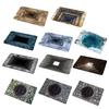 3D Optical Illusion Rug Realistic Visual Trap Doormat Endless Abyss Entrance Rug Non-Slip Floor Mat for Bedroom Bathroom Living Room