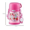 Láhev na vodu ZOJIRUSHI z nerezové oceli Cool Kids sportovní láhev 2 WAY slámka a kelímek Typ 450 ml Růžová SC-ZT45-PA