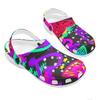Printed Breathable EVA Clogs Unisex Lightweight Slip On Garden Shoes Beach Pool Home Bathroom Summer Sandals Lightweight Wear
