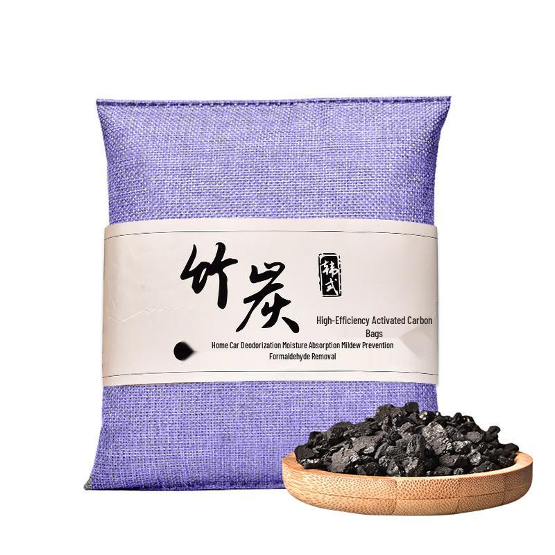 Bambu Kolpåse – Bil Deodorant för Lukt- och Formaldehydborttagning