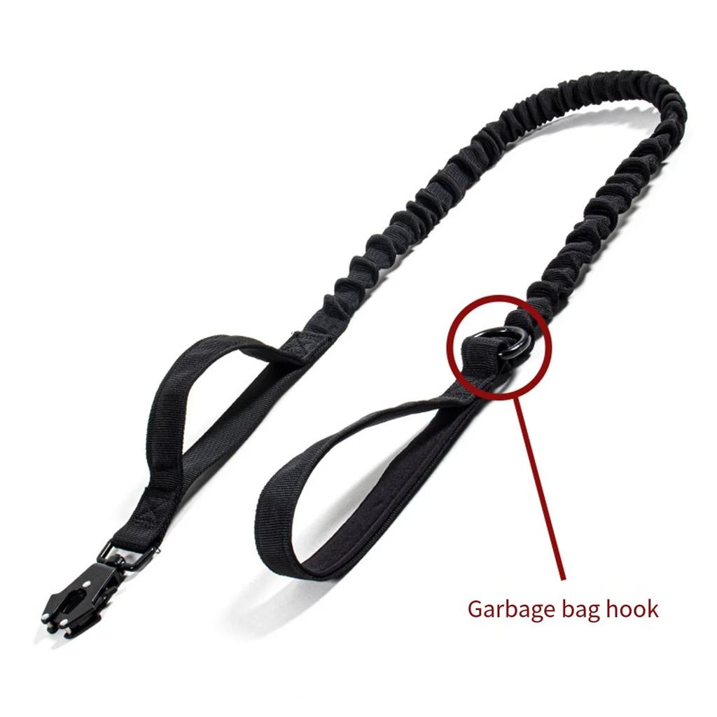 Reflective Shock Absorbing Pet Leashes with Car Seatbelt for Large Dogs Heavy Duty Tactical Bungee Dog Leash No Pull Dog Leash