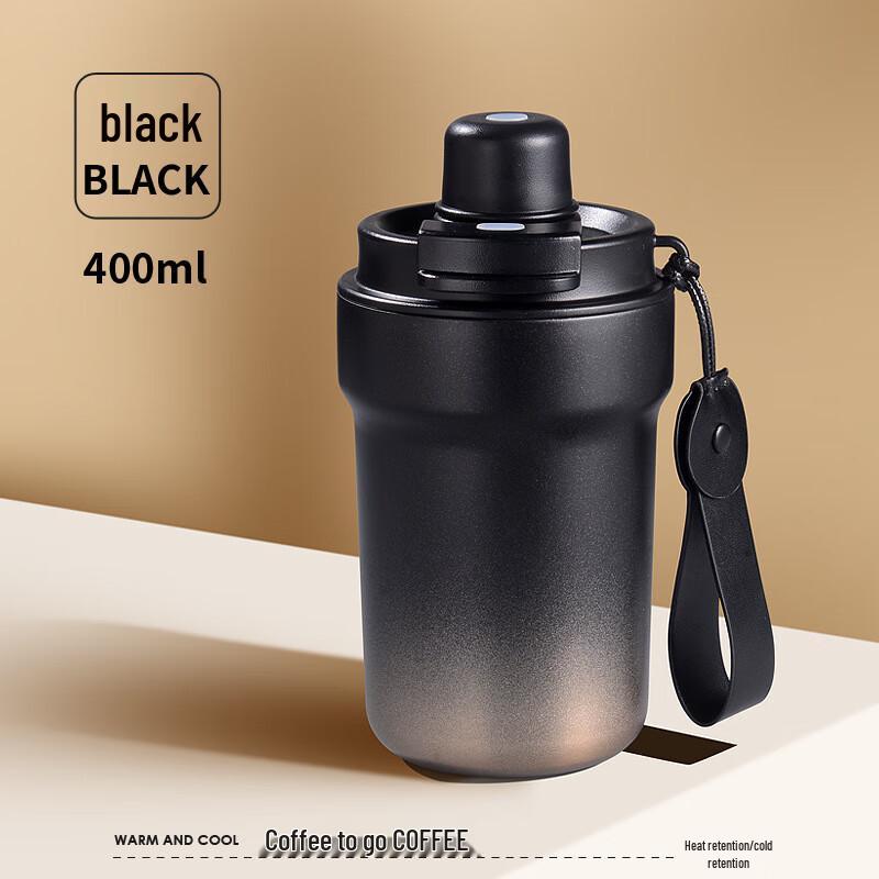 Insulated Dual-Drink Coffee Water Bottle