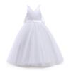 Vestito da Principessa per Bambina in Tessuto Raso e Tulle per Festa di Compleanno e Spettacolo