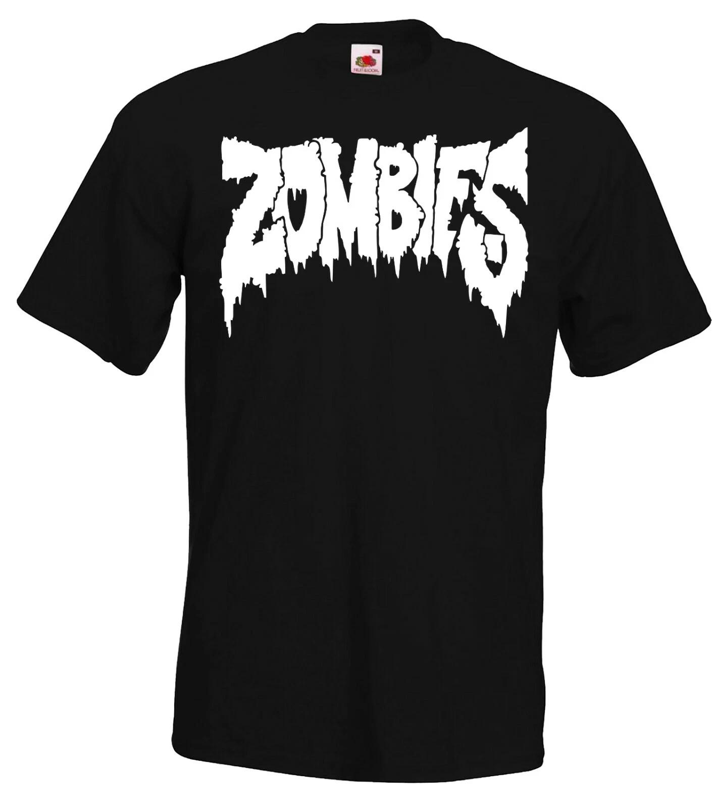 Youth Designz Zombies Mens T-Shirt Logo Print Funny Walking Horror Dead Fun 3XL