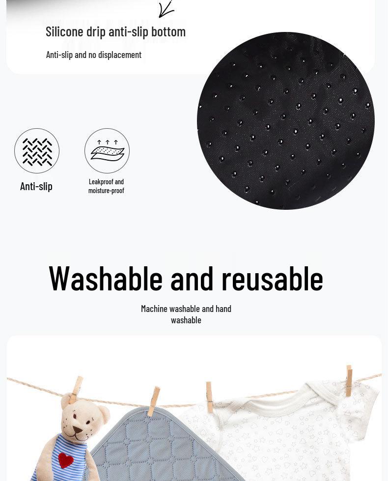 Wasserdichte, schmutzabweisende Baby-Sitz- und Kinderwagenpolster für Esszimmerstühle