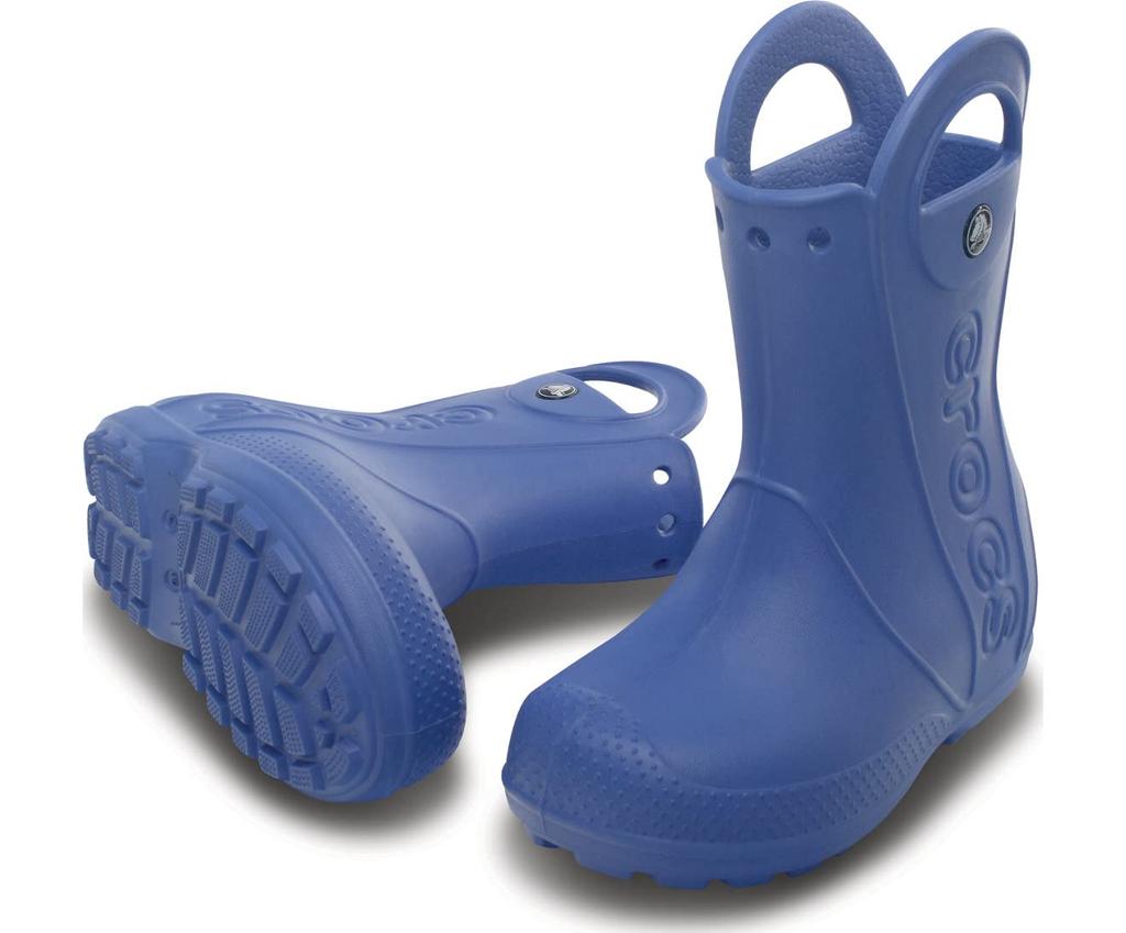 Crocs Handle It Rain Size 10 Toddler Boots, Blue,
