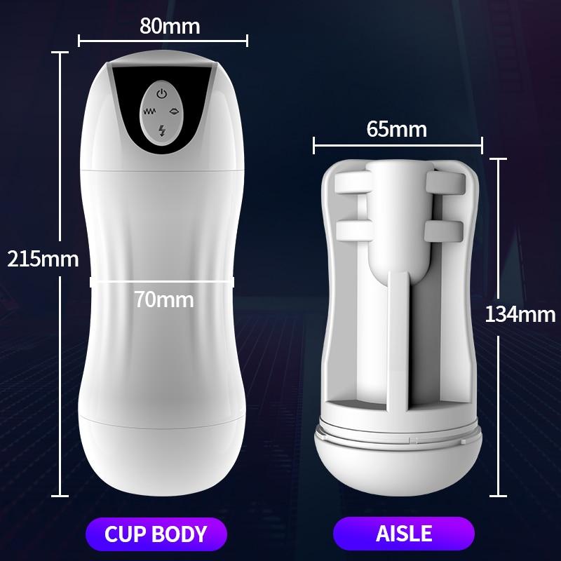 Masturbators for Men Automatic Sucking Real Vagina Vibrator Male Masturbation Cup Pussy Pocket Sex Machine Toys