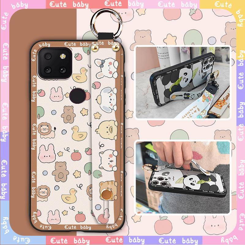 Protective Fashion Design Phone Case For TCL T-Mobile Revvl 5G Durable Waterproof Lanyard Soft case Anti-knock Wristband