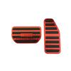 SAWAKAKI Aluminum Accelerator and Brake Pedal Covers of for Suzuki Alto Turbo Wagon Wagon R and Solio Bandit (Set 2) Ignis, XBEE, Alto, Lapin,