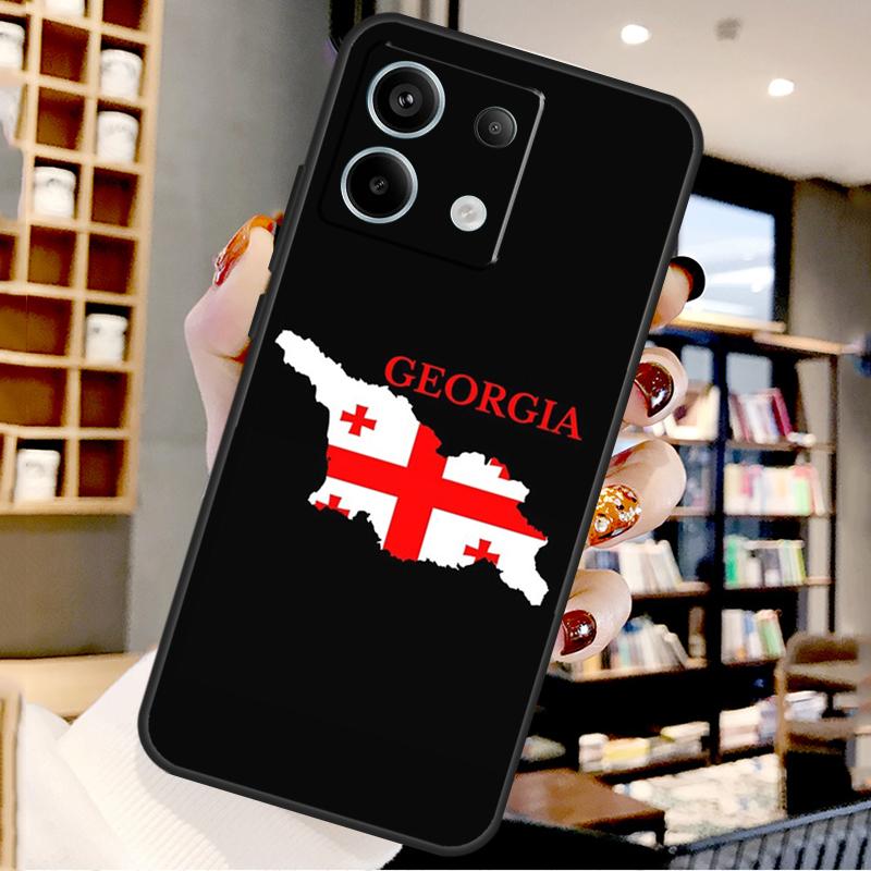 

Georgia Flag For Xiaomi Redmi Note 14 Pro 12 11 9 10 13 15 Pro Plus Case For Redmi 15 10C 12C 13C 14C 15C Redmi Note 10 4G