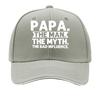 PAPA THE Unisex   Adjustable Strap Breathable Unisex Hat with Lettering YK Style for Women  Unisex Sandwich Baseball Cap