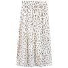 2025 Floral A-Line Petite Mid-Length Skirt for Women - Elegant Spring/Autumn Style