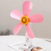 Home Desktop Clip Fan Mini Electric Office Clamp Cooling Fans Student Dorm Bed Natural Wind Ventilation 220V