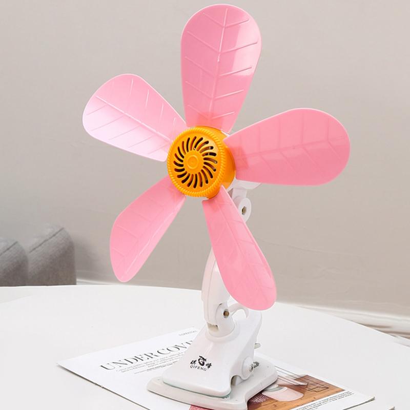 Home Desktop Clip Fan Mini Electric Office Clamp Cooling Fans Student Dorm Bed Natural Wind Ventilation 220V