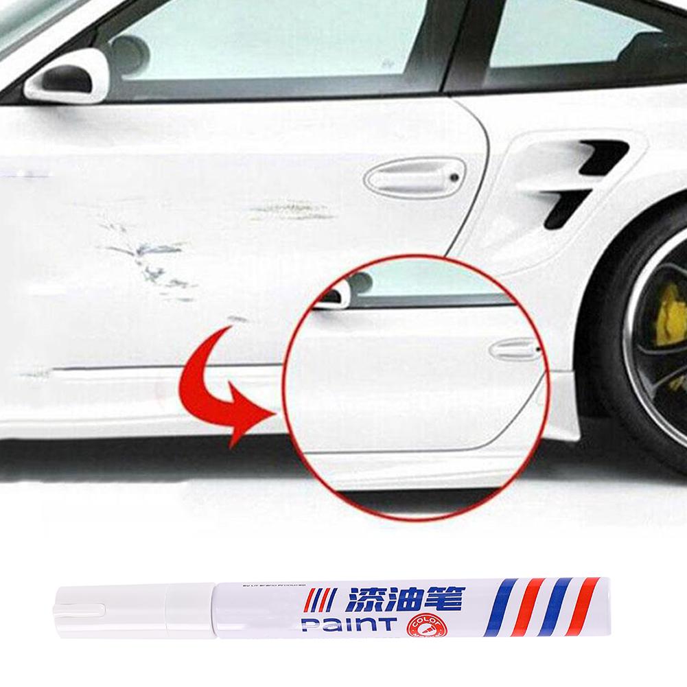 Car Scratch Repair Paint Pen Set - Quick-Drying Waterproof Metal Touch-Up Pens, Oil-Based Marker Pens for Auto Scratch Remover