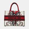 [Pre-Owned] Book Tote Cupid Pattern Embroidered Print Tote Bag - Excellent #FIM8H